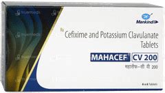 Mahacef Cv 200 Tablet 6: Uses, Side Effects, Price & Substitutes