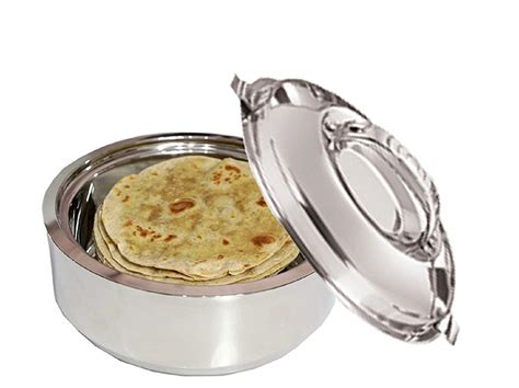 Kuber Industries Stainless Steel Casserole/ Box/chapati Container/Hot ...