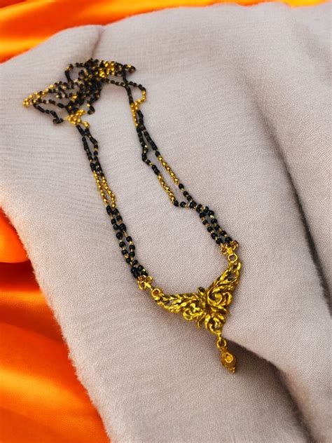 Aanandita 2 line regular Mangalsutra – Aanandita Creations