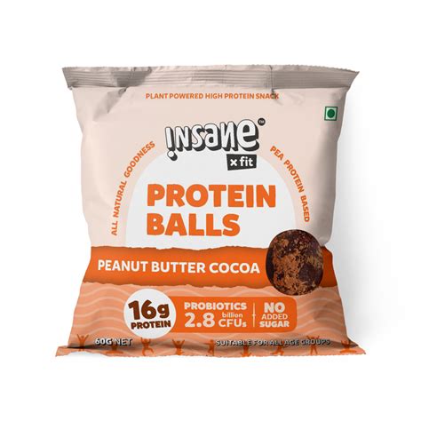 PROTEIN BALLS Peanut Butter Cocoa – Insane Fit Foods