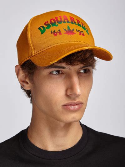 D2 smoke & choke cotton gabardine cap - Dsquared2 - Men | Luisaviaroma