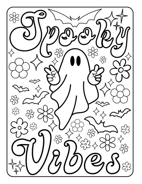 Cute Halloween Coloring Pages For Adults