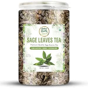 Online Quality Store Dried Sage Leaves Tea 100gm | 100% Pure & Original ...