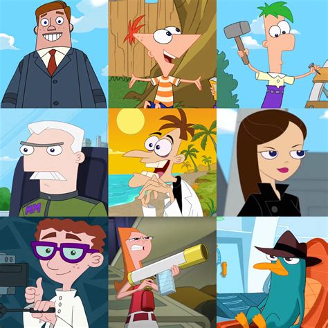 Phineas And Ferb Characters Who's The BEST Phineas And Ferb CHARACTER?