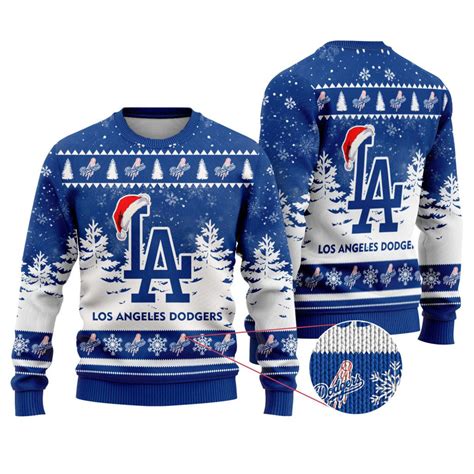 Los Angeles Dodgers Funny Christmas Ugly Sweater – Nousty