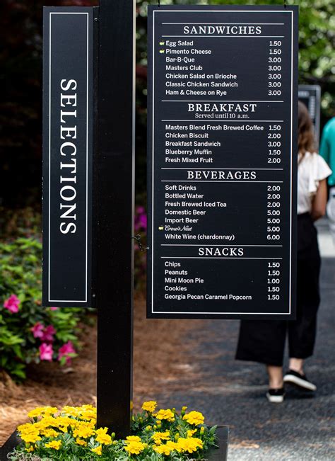 The Rich History of Masters Golf Tournament Concession Stand Food ...