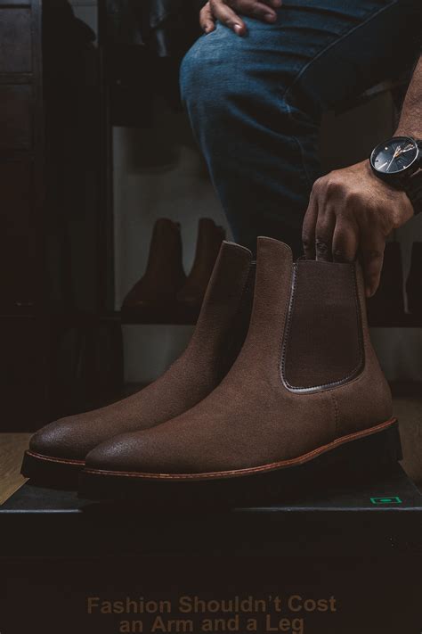 Brigadier Dark Brown Boots – Vegan Basics
