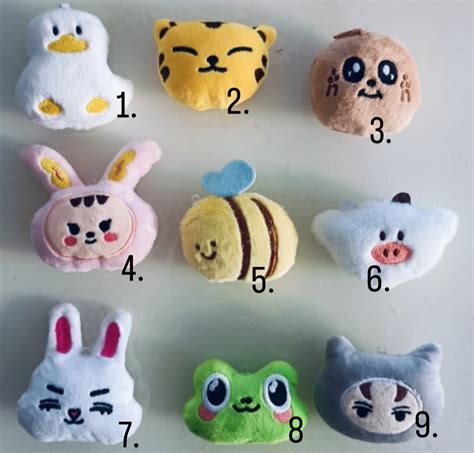 Kpop Seventeen plush keyring – SiderealKshop