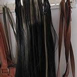 Verbier 24 Inch Golden Highlight Straight Hair Extension With 5 Clips ...