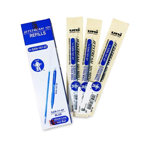 uni-ball SXR-71 0.7mm Ball Pen Refill | Smooth Ink Flow System | Smudge ...