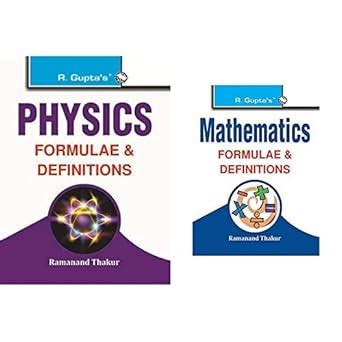 Buy Physics Formulae & Definitions + Mathematics Formulae & Definitions ...