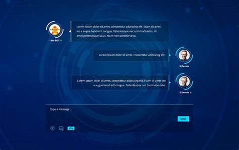 Chat Bot UI Design | Freelancer