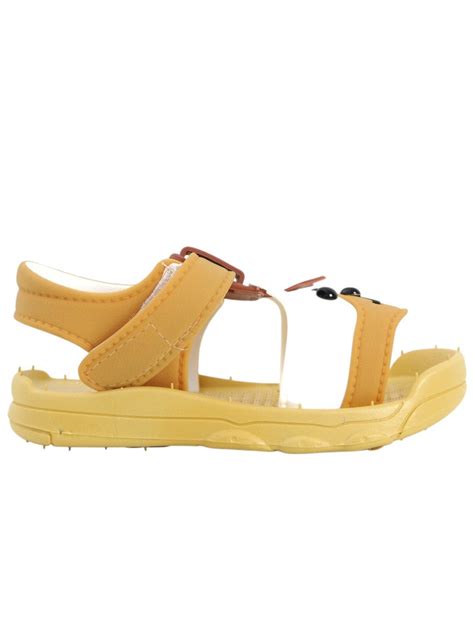 Adorable Yellow Puppy Sandals for Kids | Durable & Playful – Yellow Bee ...