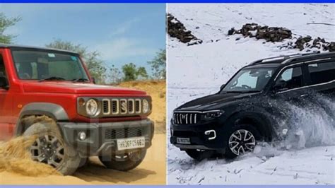 Top 5 Cheapest 4x4 Cars of India - Jimny to Scorpio N