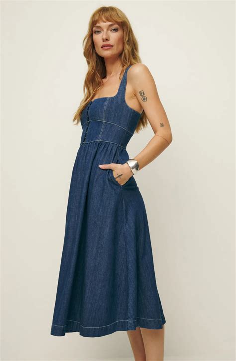 Spring Fashion Alert: Denim Dresses Are Your New Must-Have - Brit + Co