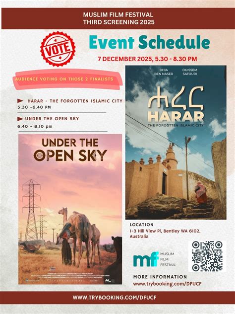 Muslim Film Festival 2025 * Fourth Day of Screening Selected Films, 1-3 ...