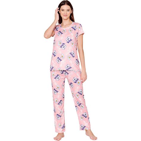 Buy Bodycare Womens Spandex Digital Printed Tshirt & Pyjama Bsls13011 ...