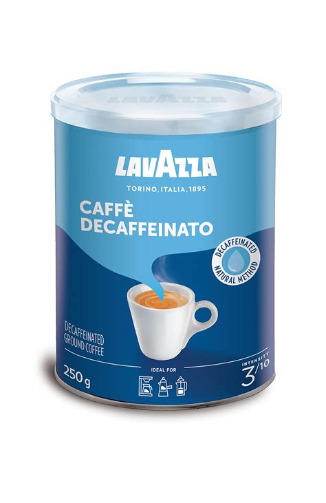 Lavazza Decaffeinated Ground Coffee Dek Classico, Medium Roast, 250 G ...