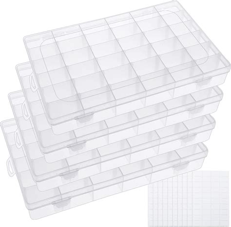NYALKARAN Plastic Organizer Container Box 36 Compartments Cosmetic ...