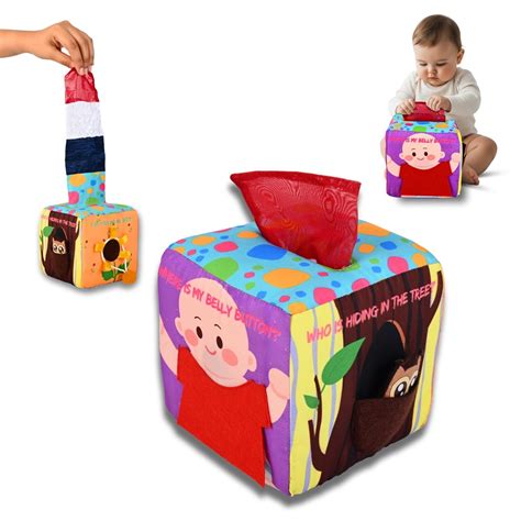Seraphina Montessori 7 in 1 Activity Cube for Babies | Interactive ...