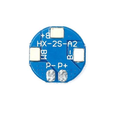 Buy 2S HX-2S-A2 Circular 8.4V 18650 BMS For Lithium Battery Protection ...