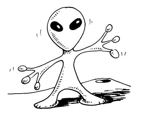 Image result for Alien Coloring Page
