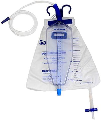 POLYMED POLYURIMETER -URINE COLLECTION BAG WITH MEASURED VOLUME METER ...