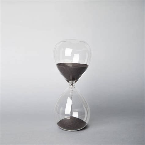 403 - Black Sand Glass Timer – Giftology East Longmeadow