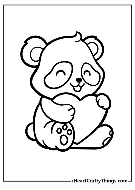 Panda Coloring For Kids