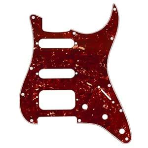 Musiclily Pro 11-Hole Round Corner HSS Guitar Strat Pickguard for USA ...