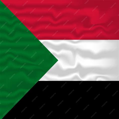 Premium Vector | Photo sudanese flag of sudan