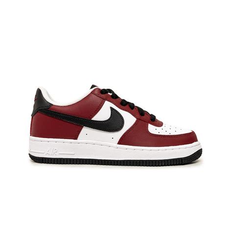 nike big kids air force 1 lv8 team red black white