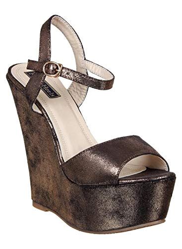 Buy Flat n Heels Womens Brown Sandals FnH H03-BRW at Amazon.in