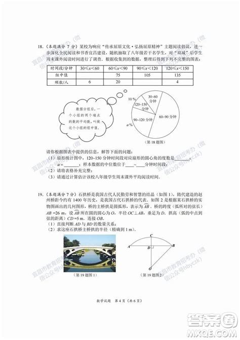 2021年湖北宜昌中考数学真题答案（图片版）(8)_教育新闻_奥数网
