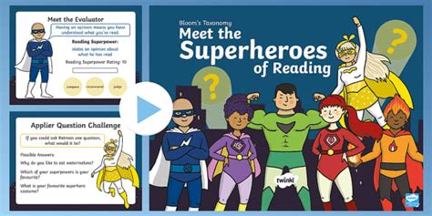 Bloom Superheroes - Ratman PowerPoint (teacher made)