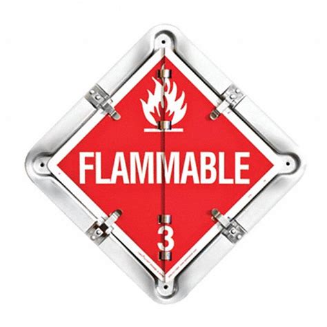 Full Frame Trailer Flip Placard Holder, 13 1/2 in Wd, Vehicle Placard ...