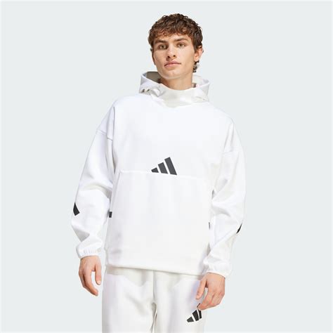 Men's Clothing - Z.N.E. Hoodie - White | adidas Egypt