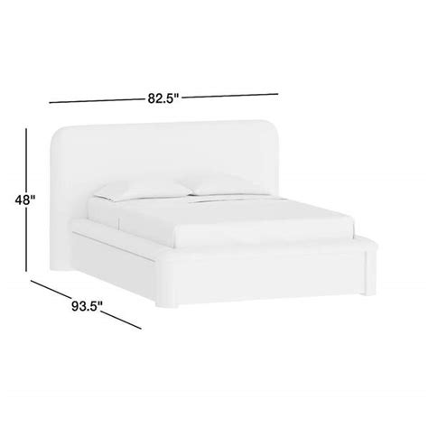 Palermo Wood & Upholstered 2-Drawer Queen Storage Bed | Crate and ...