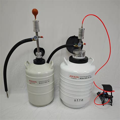 Hand Type Liquid Nitrogen Withdrawal Device Cryogenic Transfer Pump For 50mm Neck Diameter ...