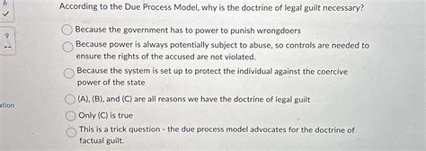 Image result for Due Process Model