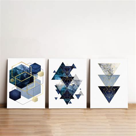 Elemental Forms Art - Minimalist Canvas Wall Art Painting Prints ...