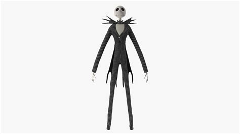 Jack Skellington Character Rigged for Maya 3D | 3D Molier International