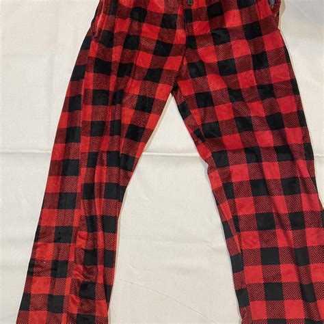 Red and Black Buffalo Plaid Pajama Pants • Bushpop