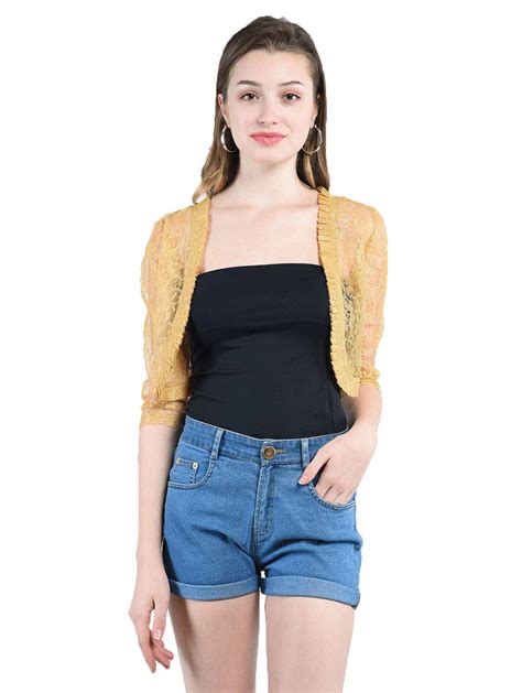 Buy PepTrends Women Pleated Neck line Shrug(Beige,Samall) at Amazon.in