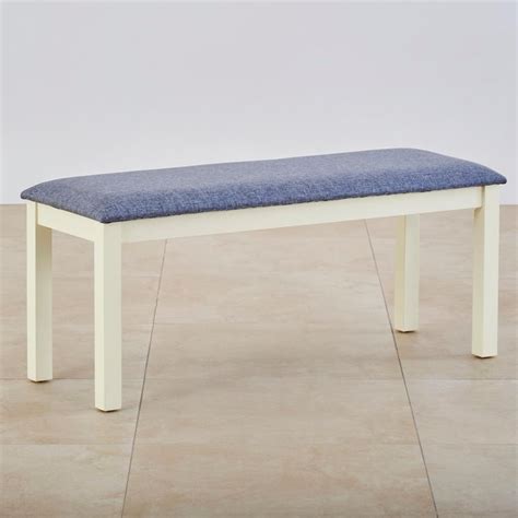 Buy Cornell Fabric Big Dining Bench - White from Home Centre at just ...