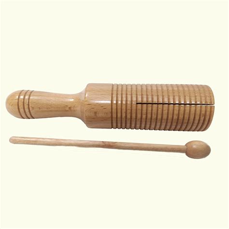 Maa Kali Wooden Guiro Crow Sounder (Large) Percussion Instrument ...