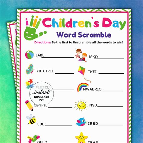 Printable Word Games For Kids - Jace Printable