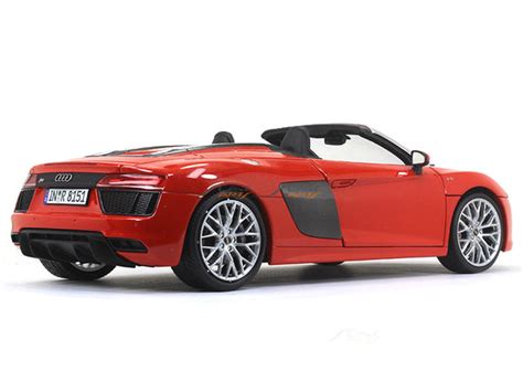 Audi R8 V10 Spyder red 1:18 iScale diecast Scale Model Car | Scale Arts ...