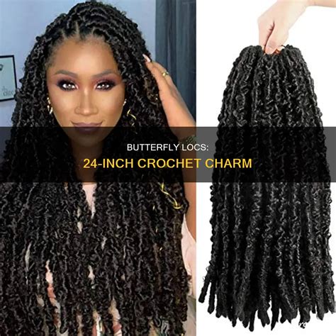 Butterfly Locs: 24-Inch Crochet Charm | CyCrochet