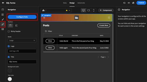 Create Forms for SQL Database 的图像结果